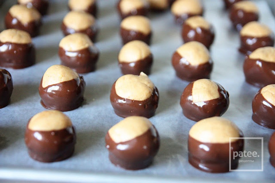 Арахисовое печенье с шоколадом - Шаг 7