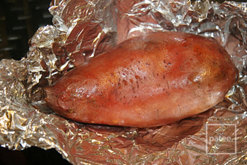 Сладкий картофель с козьим сыром и пеканом - Шаг 3