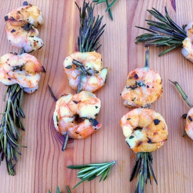 Креветки на шпажках из розмарина - Шаг 4