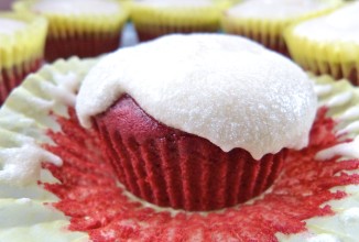 Капкейки "Красный бархат"