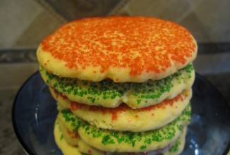 Печенье с цветным сахаром