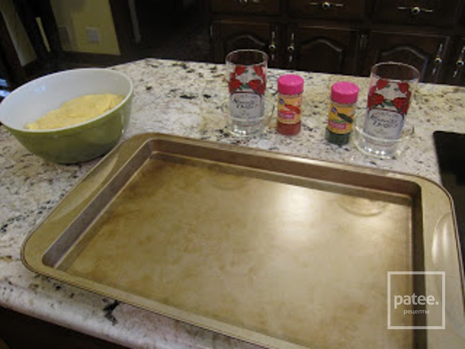 Печенье с цветным сахаром - Шаг 1