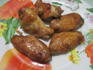 Рецепт Куриные крылышки с медом и соевым соусом