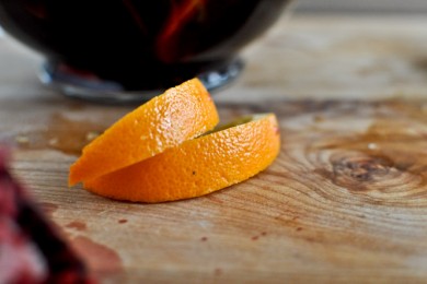 Ванильно-гранатовая сангрия - приготовление