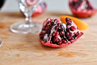 Ванильно-гранатовая сангрия - приготовление