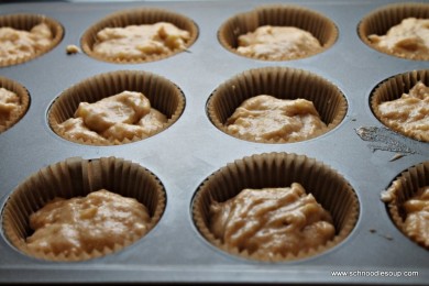 Банановые маффины - приготовление