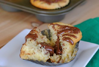 Кексы с нутеллой