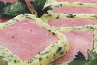 Ветчина в сыре с зеленью