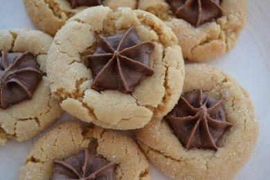 Рецепт Печенье с арахисовым маслом и шоколадом