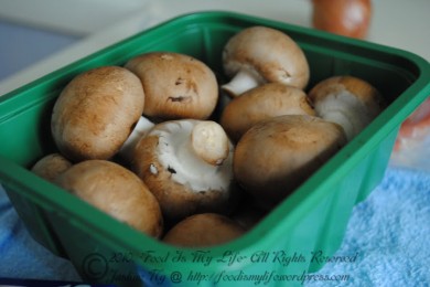 Фаршированные шампиньоны ветчиной - приготовление