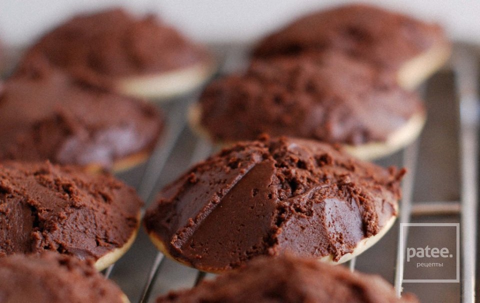 Печенье с шоколадной помадкой - Шаг 9