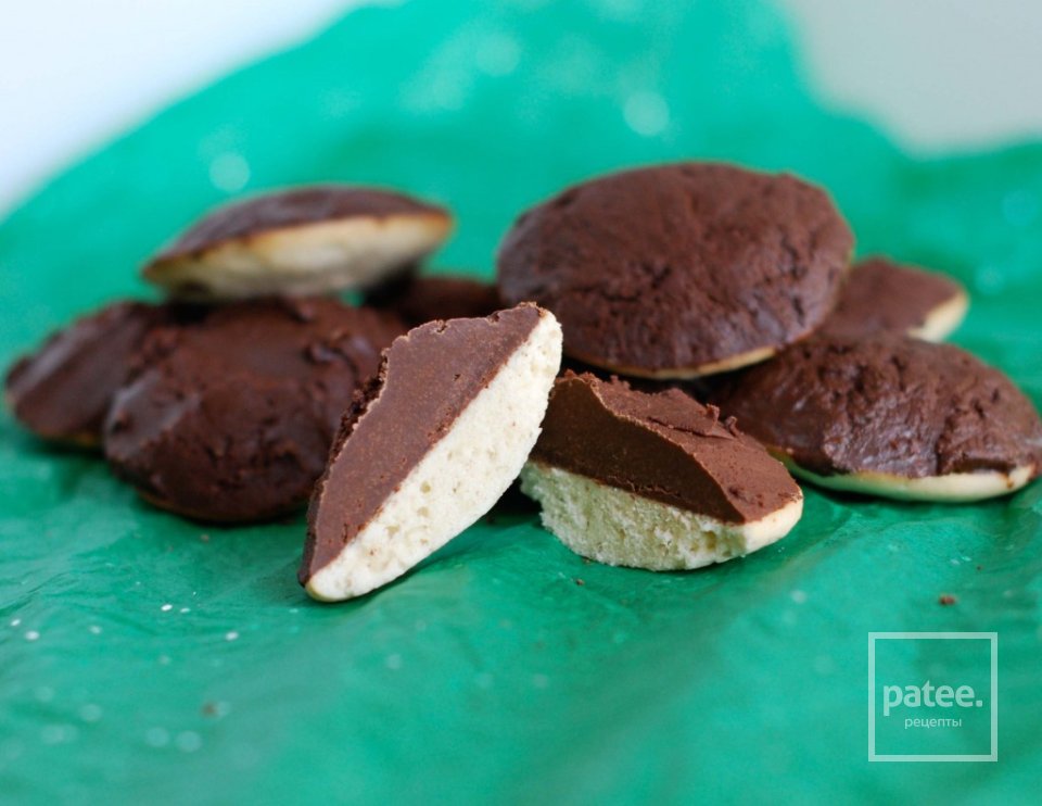 Печенье с шоколадной помадкой - Шаг 10