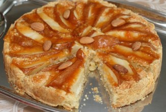 Пирог с грушей