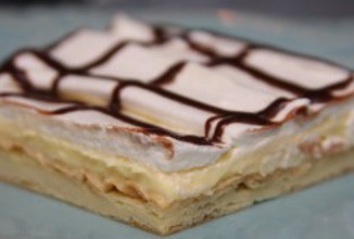 Торт-эклер с шоколадом