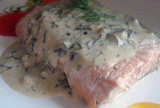 Тилапия, запеченная со сливками