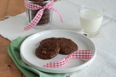 Рецепт Шоколадное печенье с зернами кофе