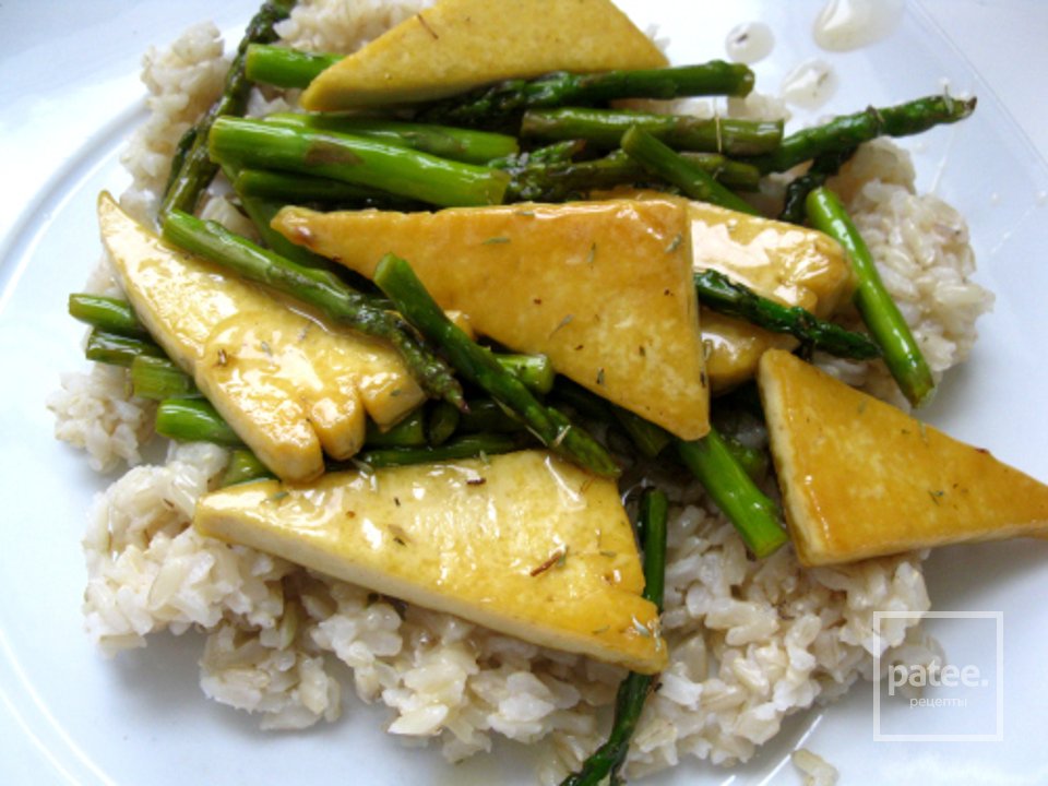 Спаржа с тофу в лимонном соусе - Шаг 9