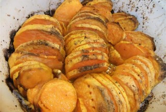 Жаренный сладкий картофель