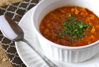 Пряный суп из чечевицы