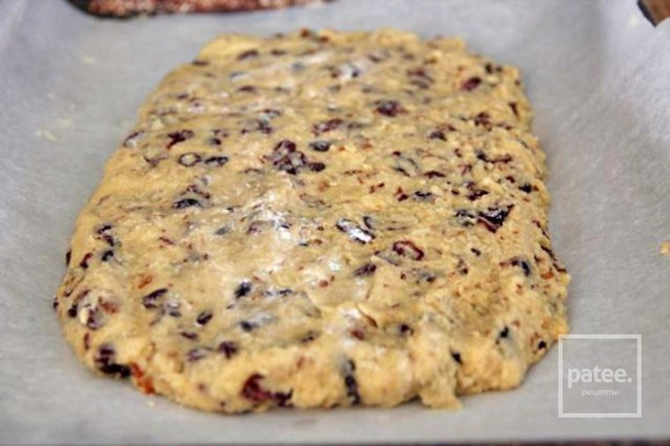 Миндальные бискотти с клюквой - Шаг 5