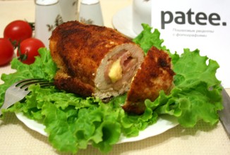 Кордон Блю из курицы с ветчиной и сыром