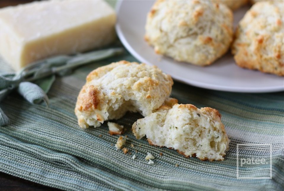 Булочки с сыром и шалфеем - Шаг 8