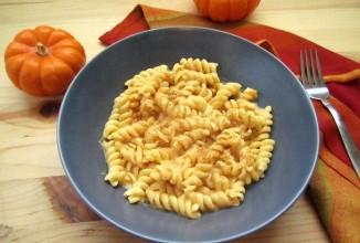 Паста в тыквенно-сырном соусе