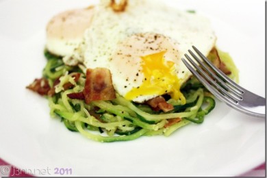 Цукини «Карбонара» - приготовление