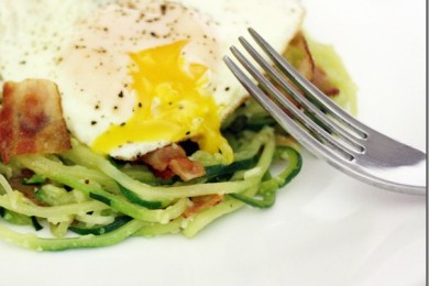 Цукини «Карбонара» - приготовление