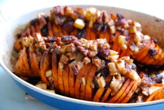 Запеченный сладкий картофель