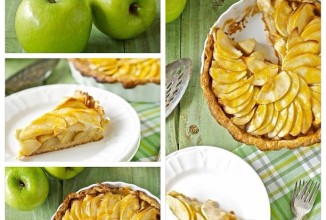 Яблочно-банановый пирог