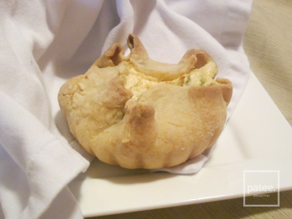 Пирог с зеленью и козьим сыром - Шаг 4