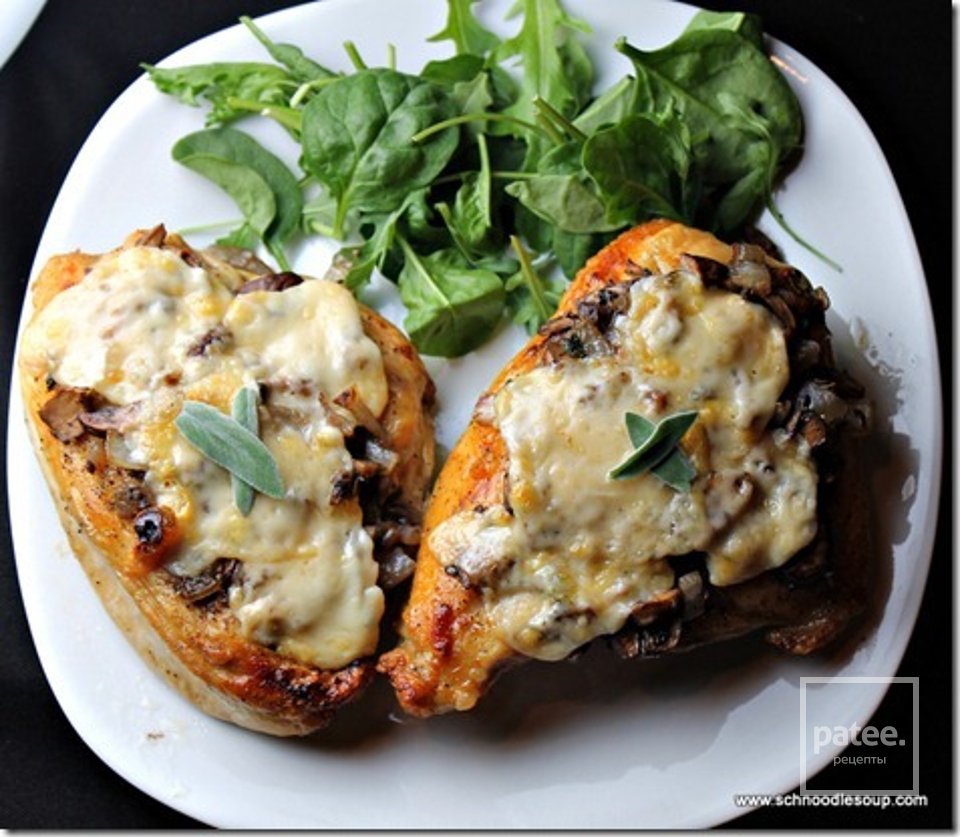 Курица с грибами и сыром - Шаг 8