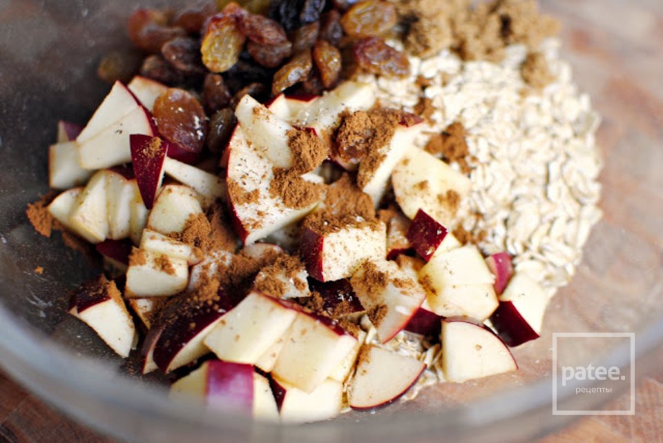 Запеченная овсянка с яблоком и корицей - Шаг 3