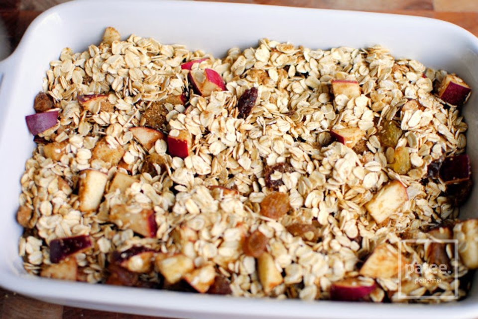 Запеченная овсянка с яблоком и корицей - Шаг 5