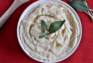 Картофельное пюре с коричневым маслом