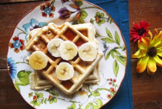 Банановые вафли