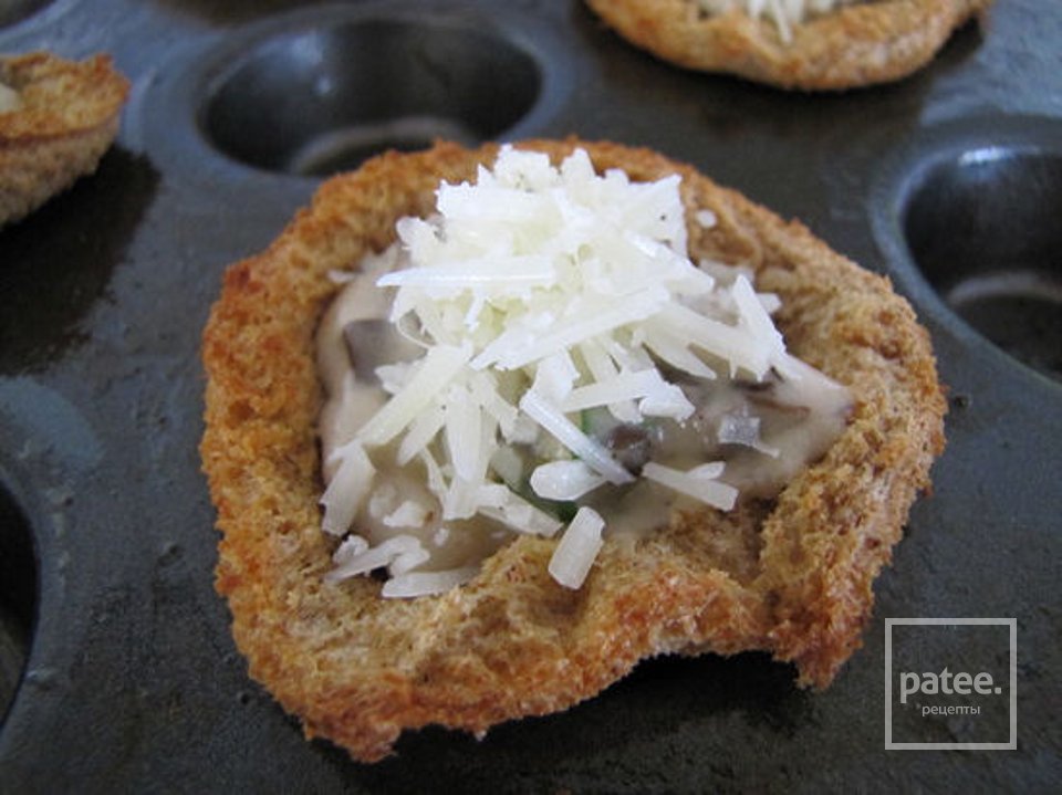 Тосты с грибами - Шаг 12