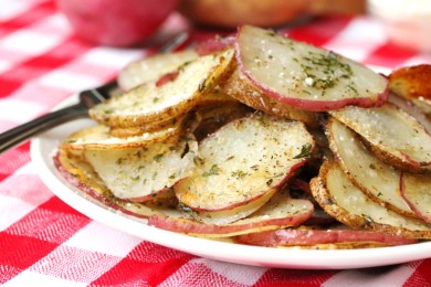 Рецепт Запеченный картофель с зеленью и специями
