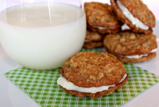 Морковные печенье-сэндвичи