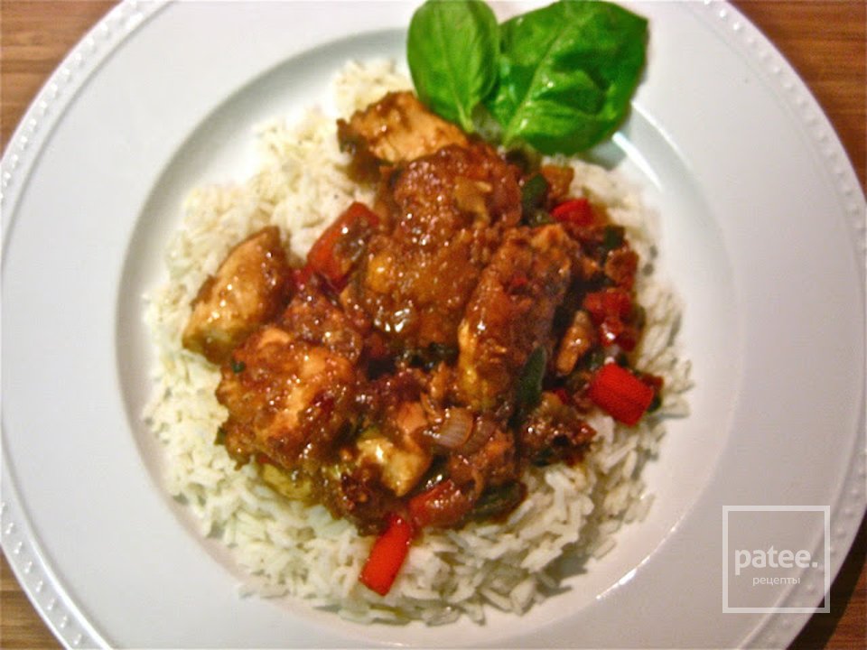 Пряная курочка с базиликом по-тайски - Шаг 8