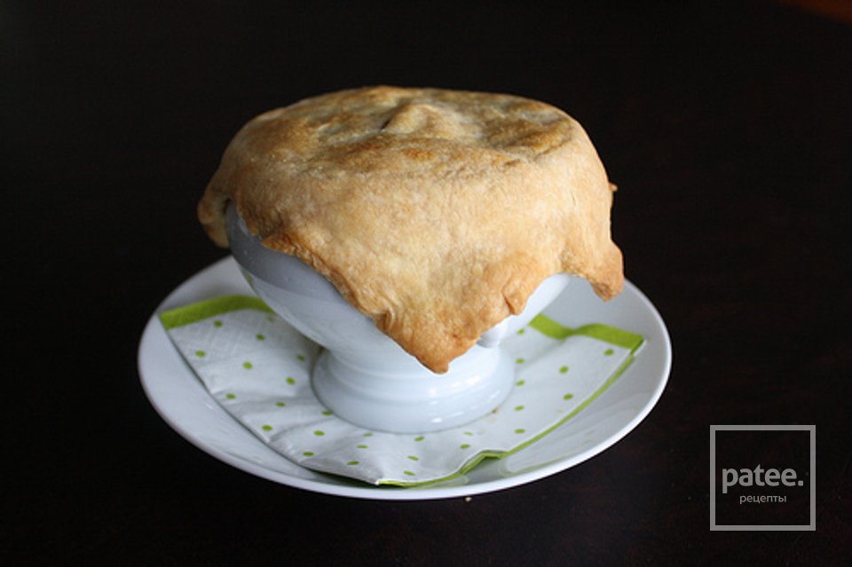 Осенний закрытый пирог с овощами - Шаг 11