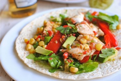 Техасско-мексиканская закуска с рыбой - приготовление