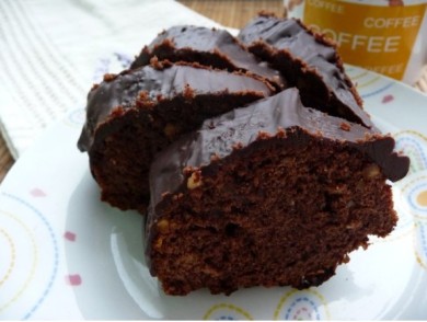 Рецепт Шоколадный кекс с орехами