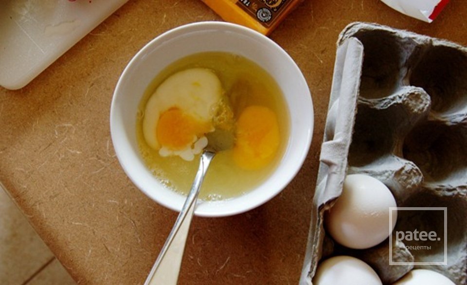 Омлет с ветчиной и сыром - Шаг 3