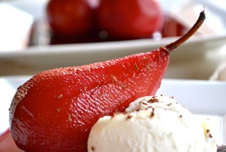 Груша-пашот в красном вине