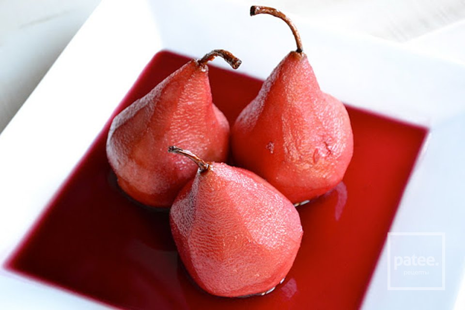 Груша-пашот в красном вине - Шаг 8