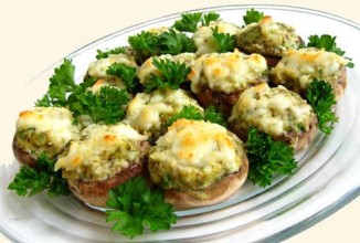 Фаршированные шампиньоны