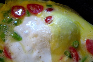 Фриттата с томатами и Моцареллой - приготовление