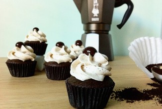 Шоколадно-кофейные кексы